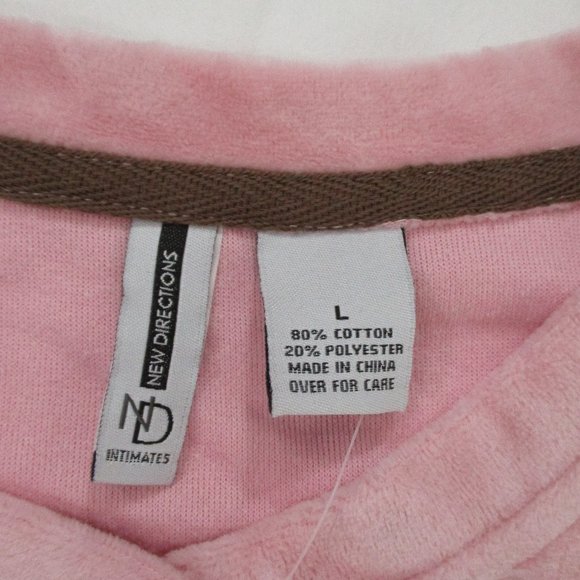 🔥NWT🔥 NEW DIRENCTIONS INTIMATES PAJAMA TOP LARGE - Picture 5 of 6